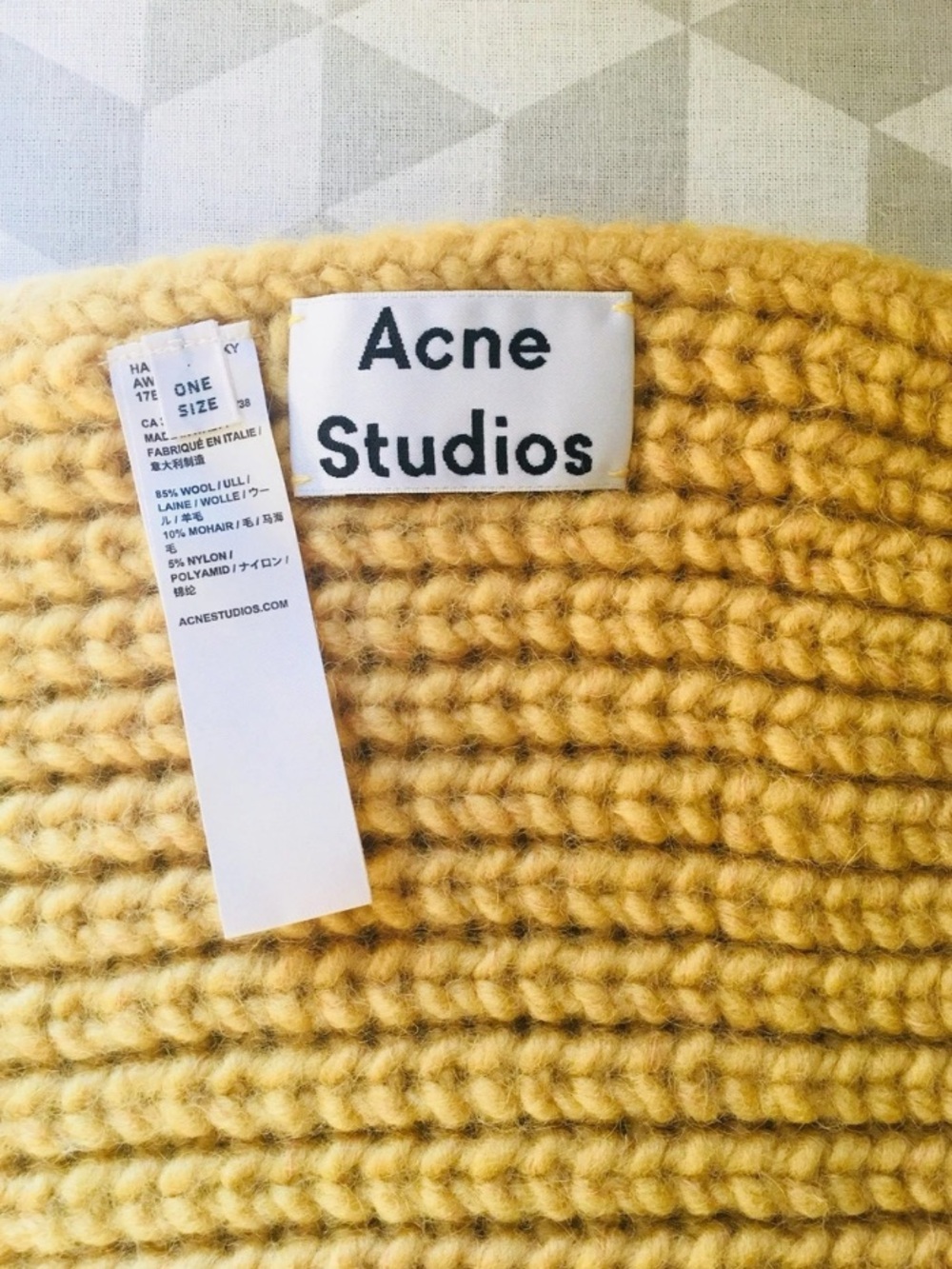 Acne Studios Scarf Yellow